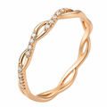 Woven Gold Band