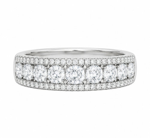 Anna — Pavé Gold Band — Ministry of Gems
