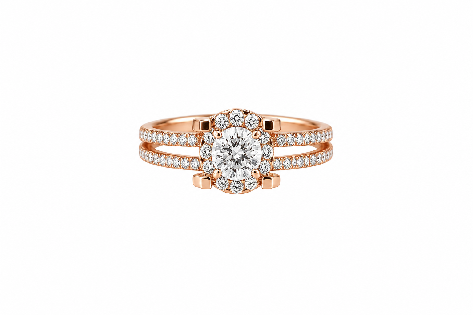 Brilliance Diamond Gold Ring — Ministry of Gems