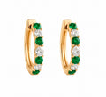 Emerald & Diamond Earrings — Ministry of Gems exclusive design