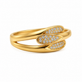 Fiona Diamond Yellow Gold Ring — Ministry of Gems
