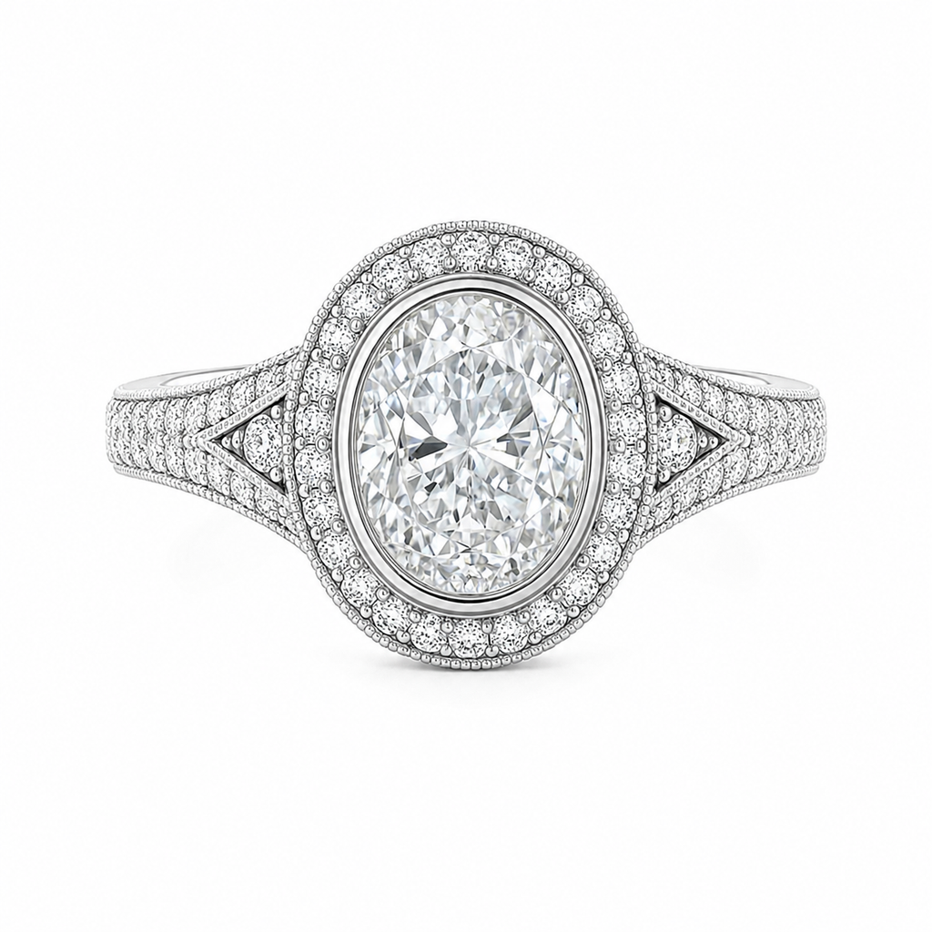 Art Deco Diamond Ring — Ministry of Gems exclusive design