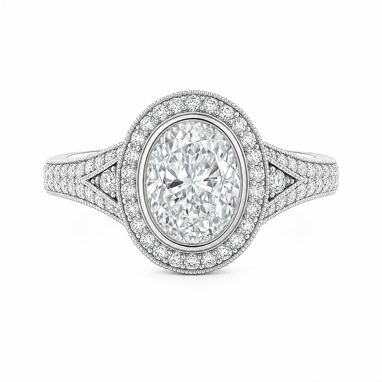 Art Deco Diamond Ring — Ministry of Gems exclusive design