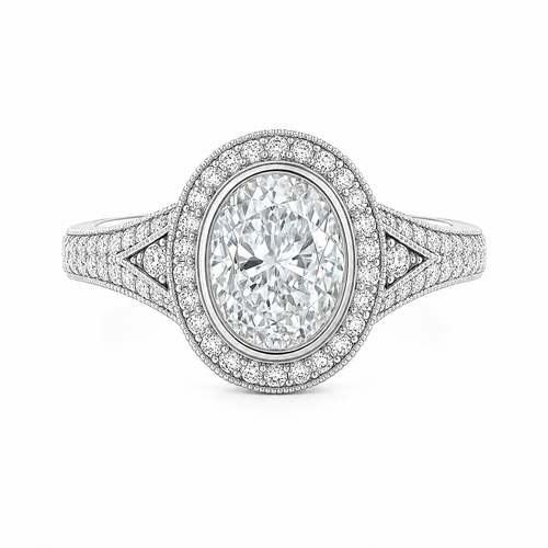 Art Deco Diamond Ring — Ministry of Gems exclusive design