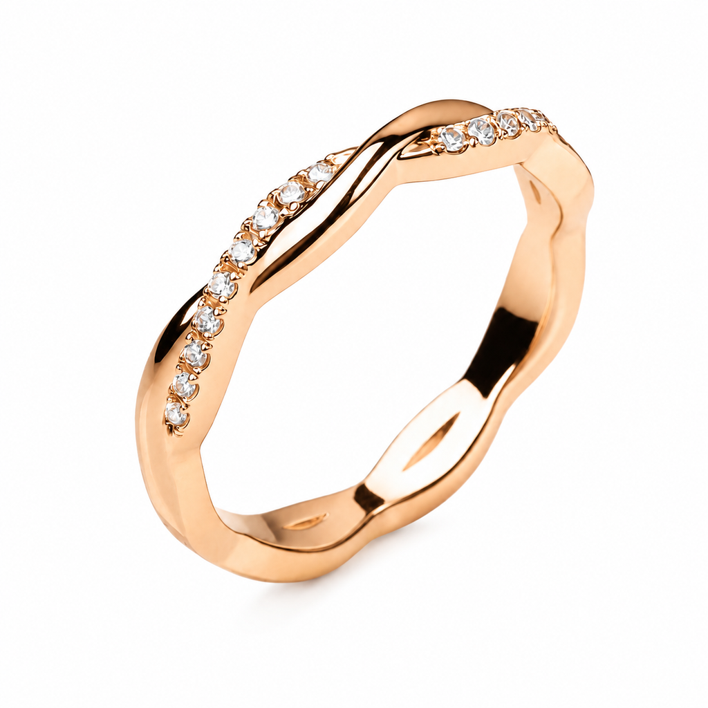 Aurora Diamond Yellow Gold Ring — Ministry of Gems