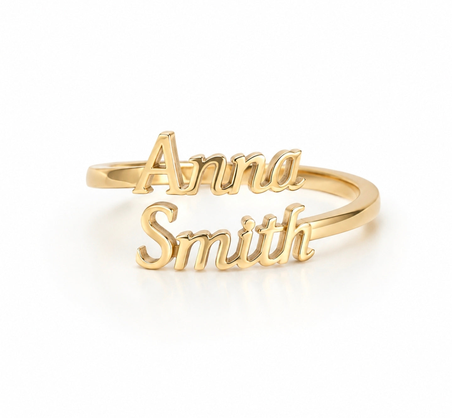 Custom Name Script Ring — Ministry of Gems