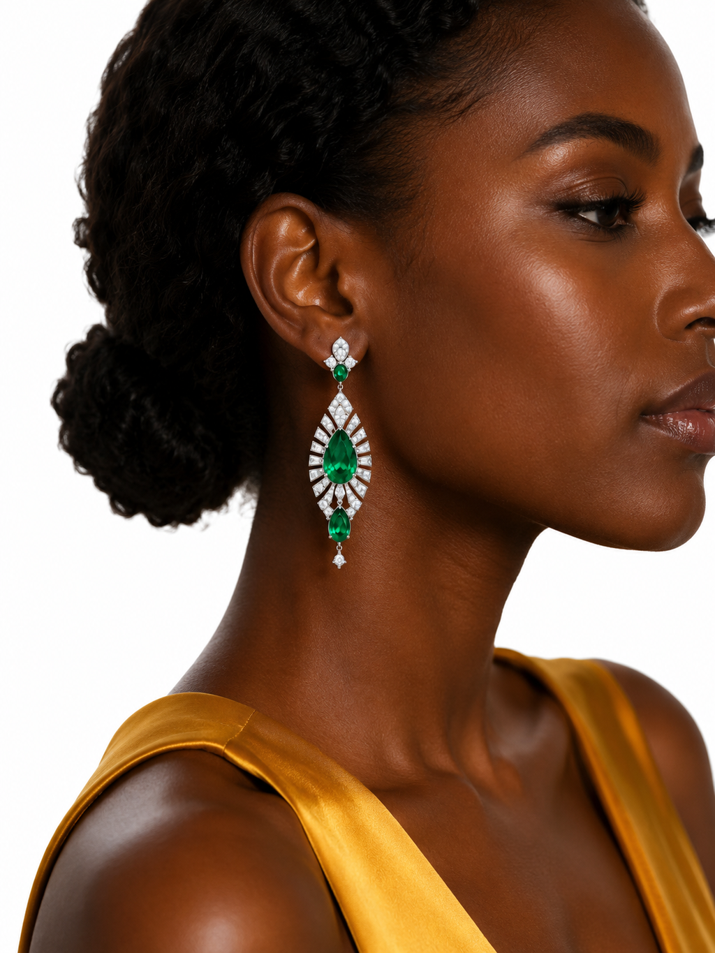 Luz Verde Earrings — Ministry of Gems exclusive design