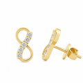 Infinity Stud Earrings — Ministry of Gems
