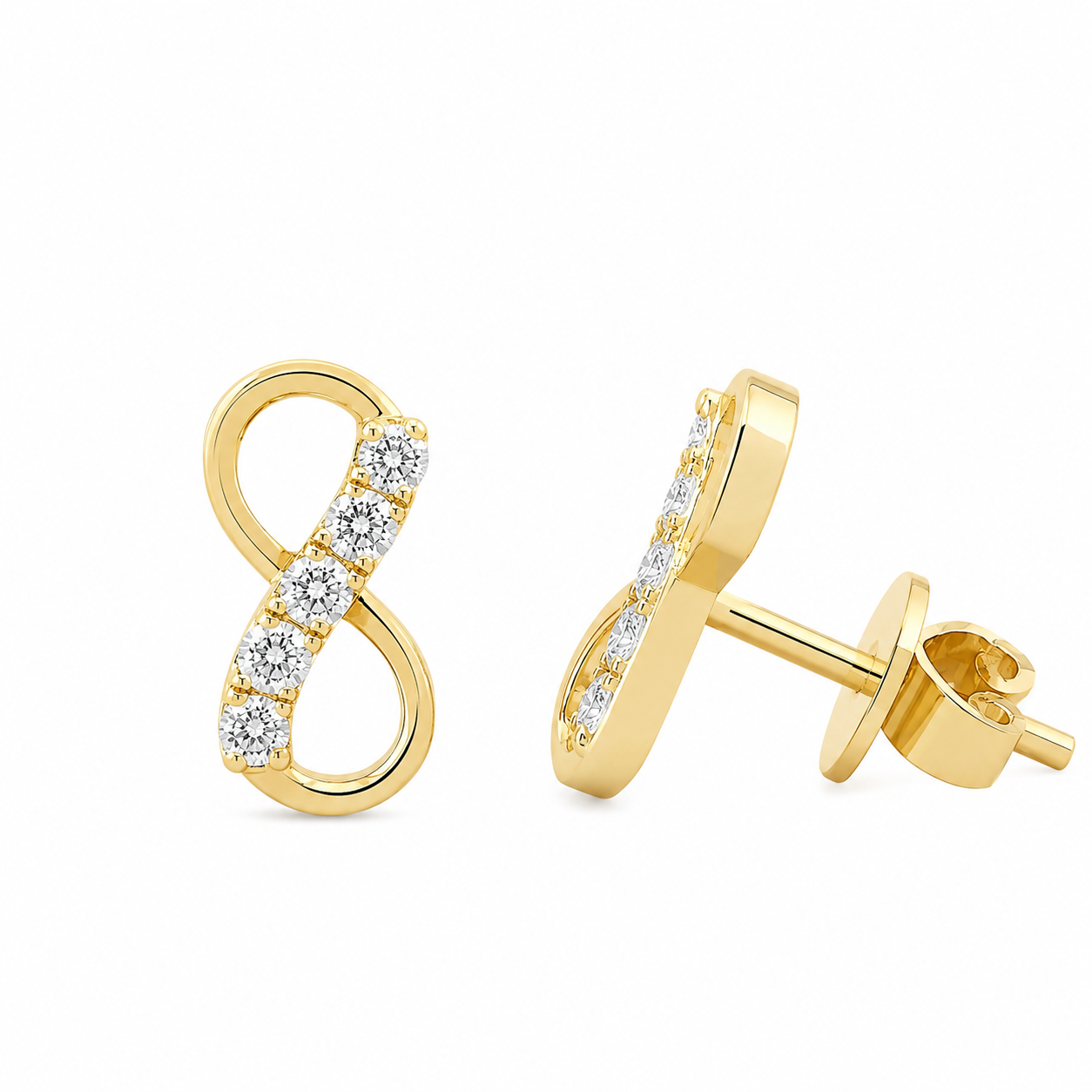 Infinity Stud Earrings — Ministry of Gems