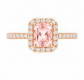 Morganite Beauty Ring with Diamonds — Ministry of Gems
