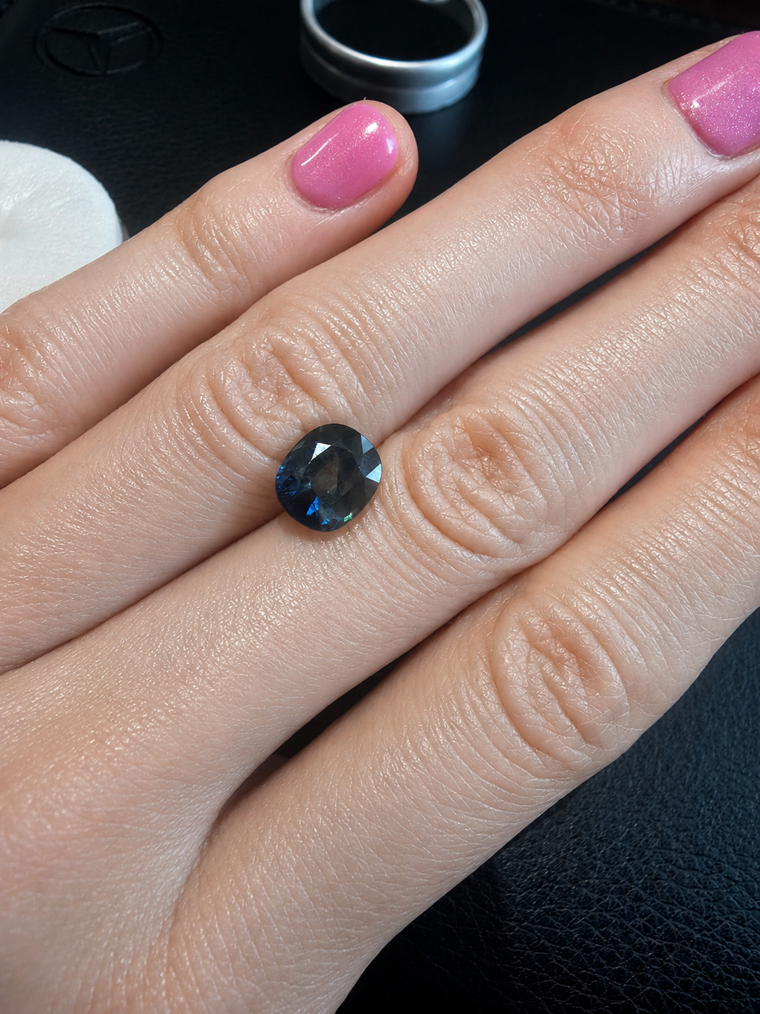 Blue-Yellow Parti Australian Sapphire 2.41ct Oval