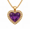 Amethyst Heart Pendant — Ministry of Gems exclusive design