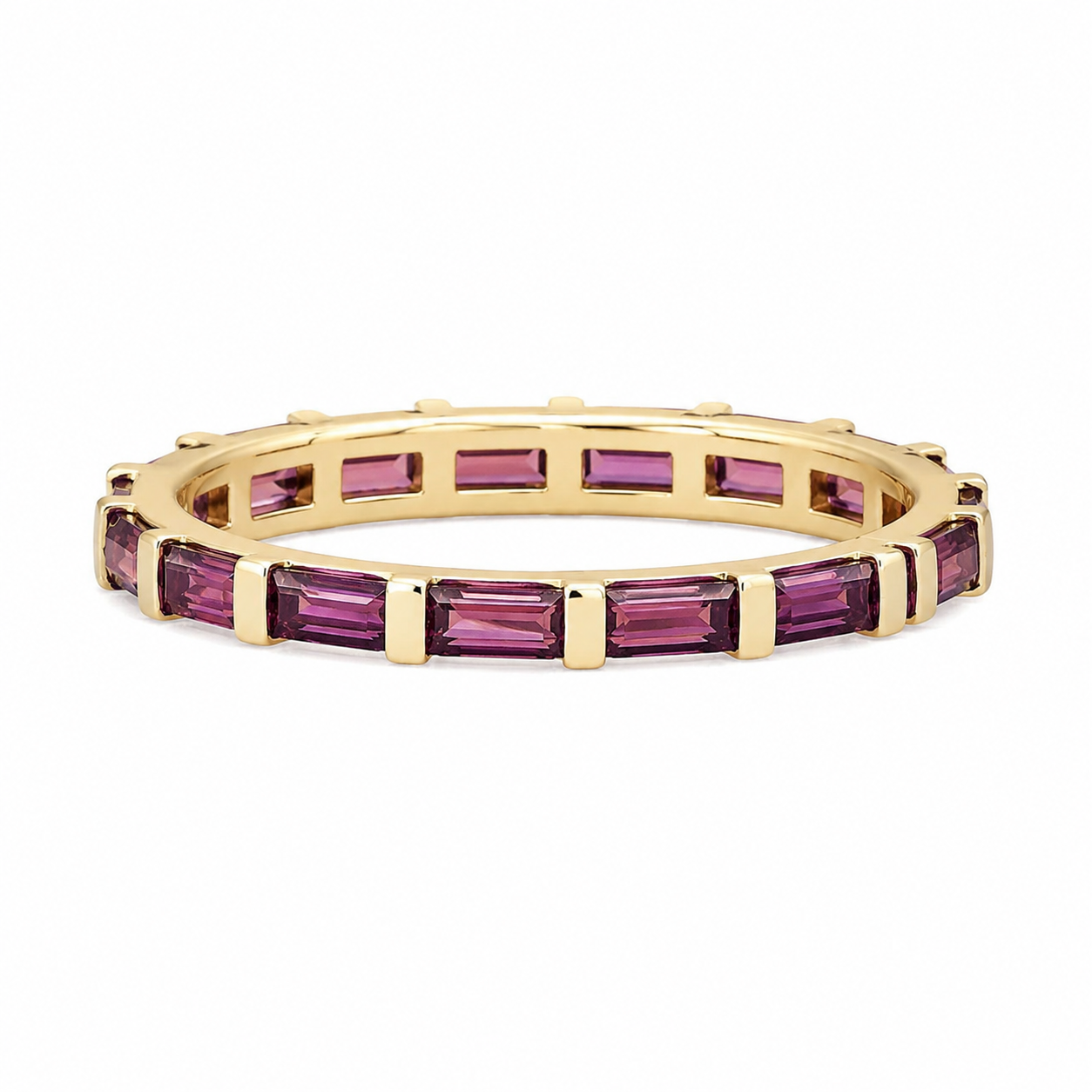 Ruby Baguette Eternity Band — Ministry of Gems
