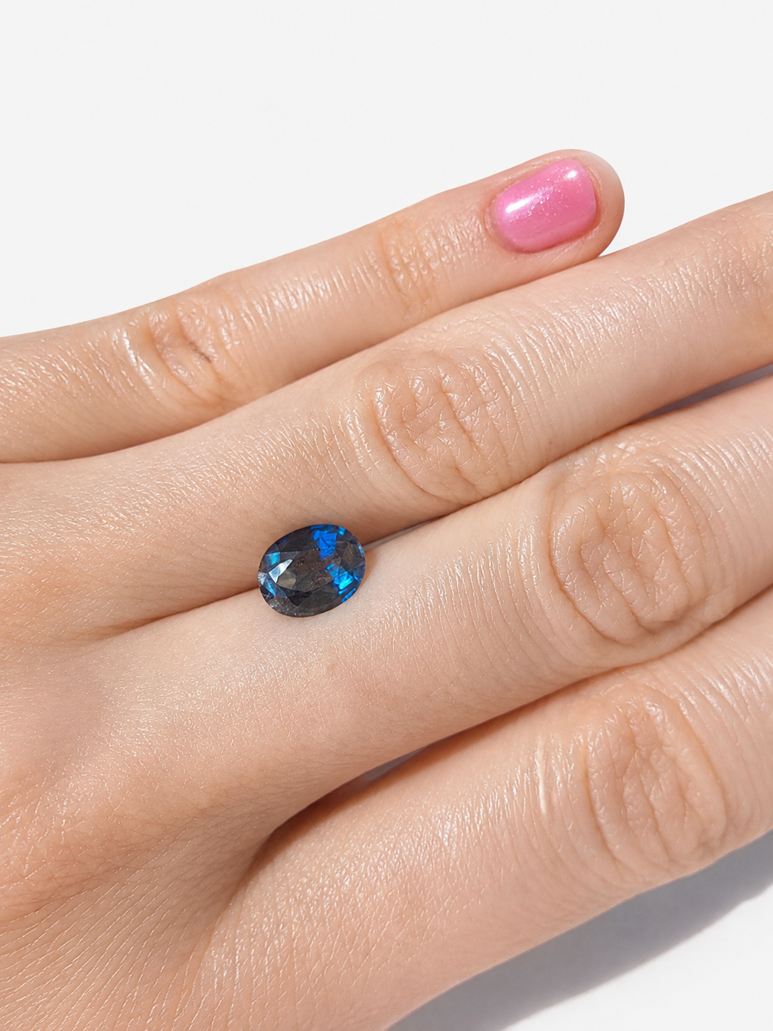 Blue Australian Sapphire 1.58ct Oval