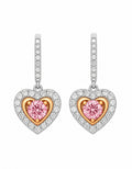 Pink Diamond Fantasy Earrings — Ministry of Gems exclusive design