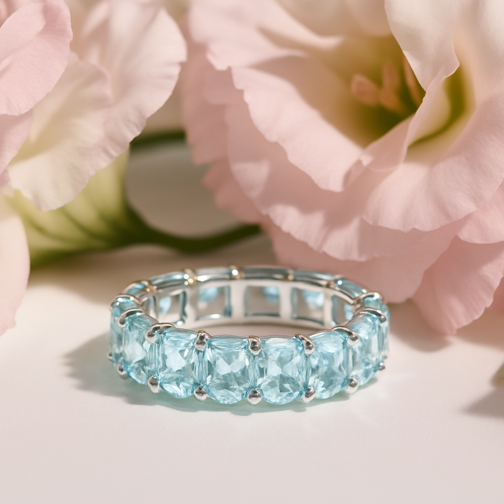 Aquamarine Band II — Ministry of Gems exclusive design