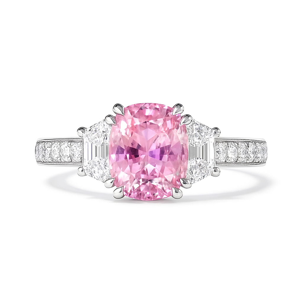 Pink Sapphire Ring — Ministry of Gems exclusive design