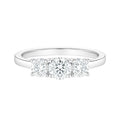 Round Diamond Trilogy Engagement Ring - Ministry of Gems®RingMinistry of Gems®