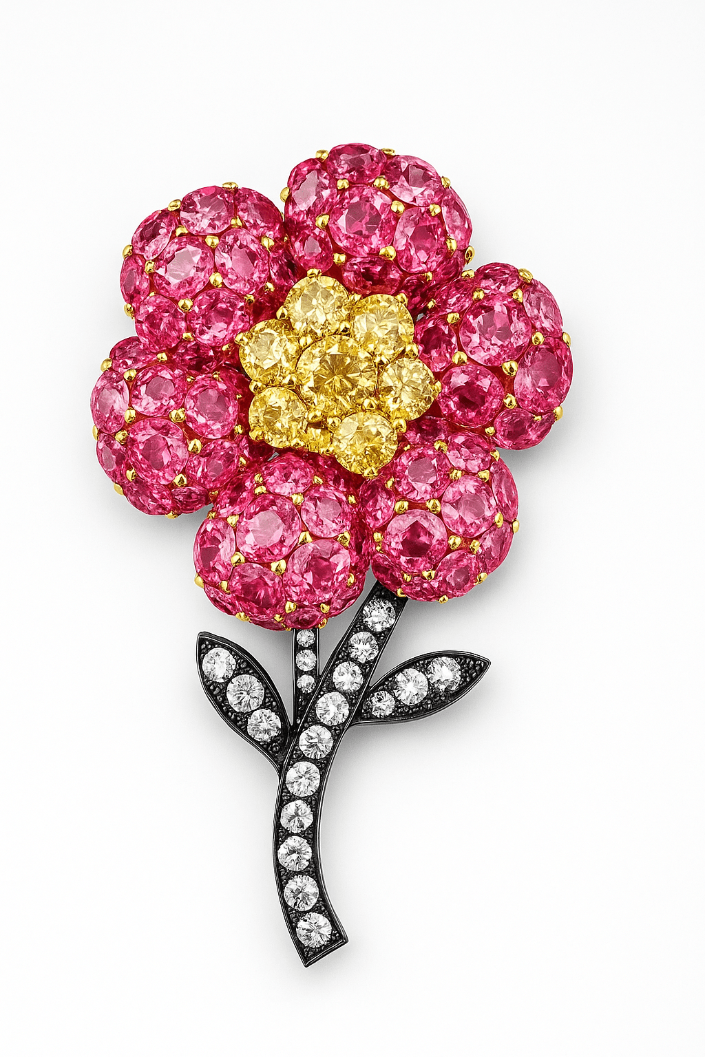 Sapphire Flower Brooch - Ministry of Gems®BroochMinistry of Gems®