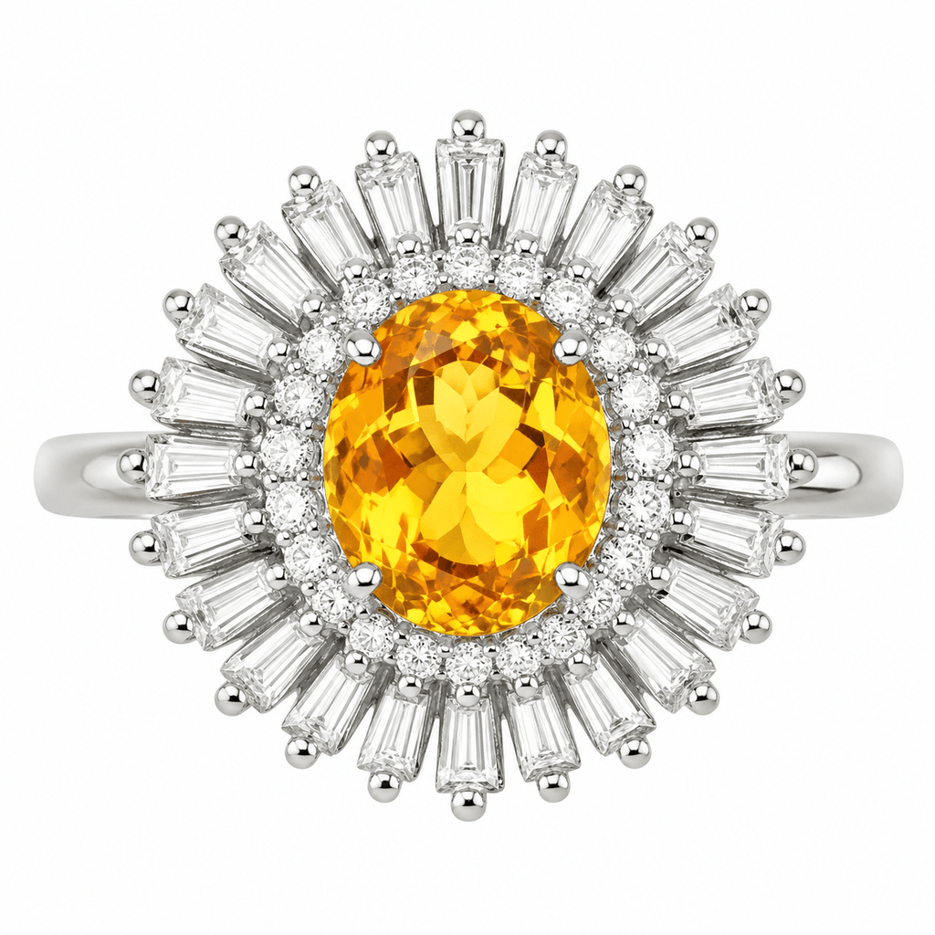 Sunburst Citrine Ballerina Ring - Ministry of Gems®RingMinistry of Gems®
