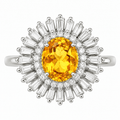 Sunburst Citrine Ballerina Ring - Ministry of Gems®RingMinistry of Gems®