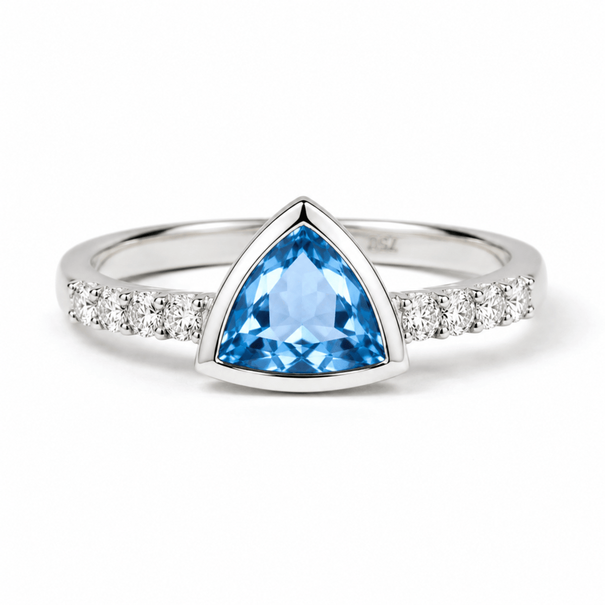 Trillion Topaz Bezel Ring - Ministry of Gems®RingMinistry of Gems®