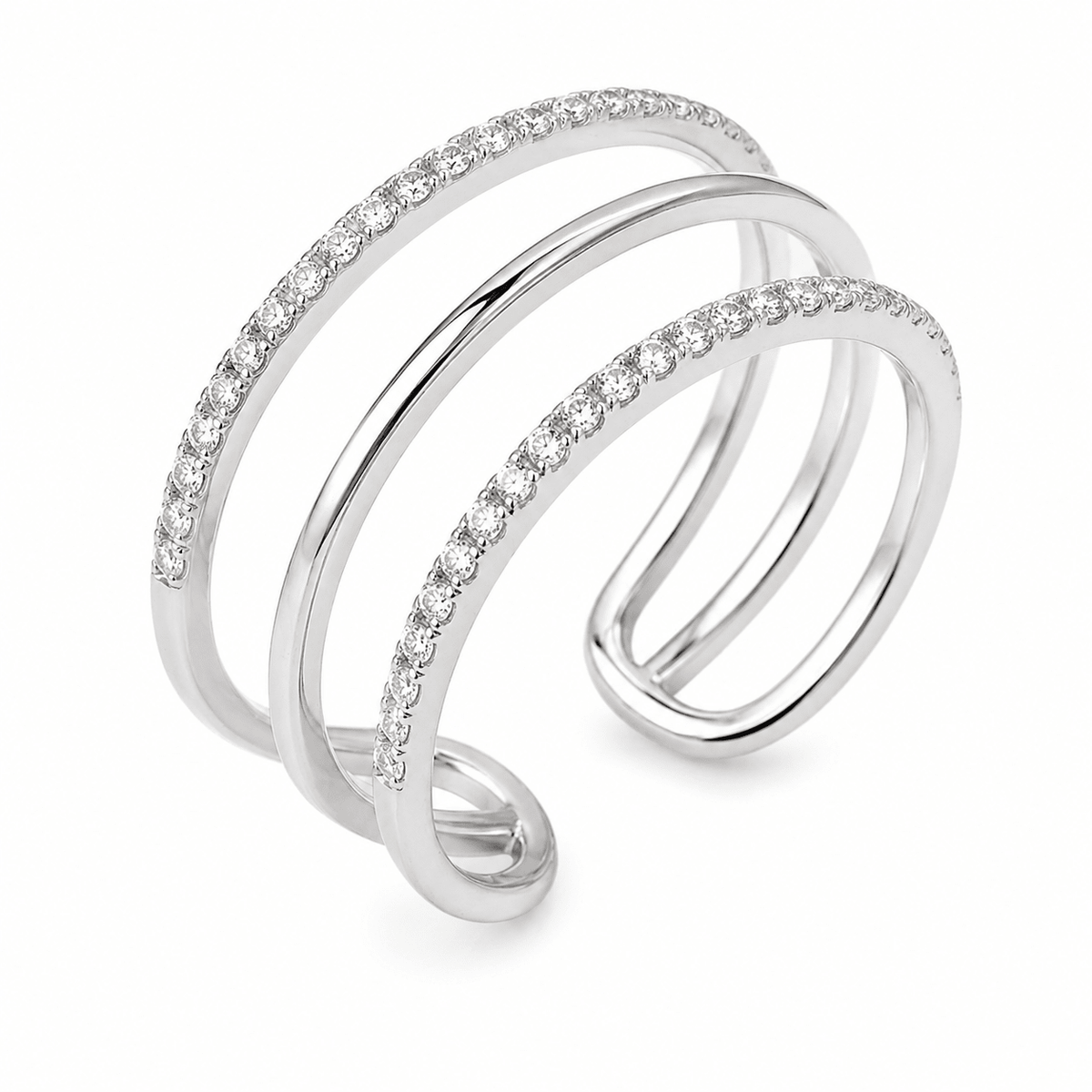 Triple-Wrap Pavé Ring - Ministry of Gems®RingMinistry of Gems®
