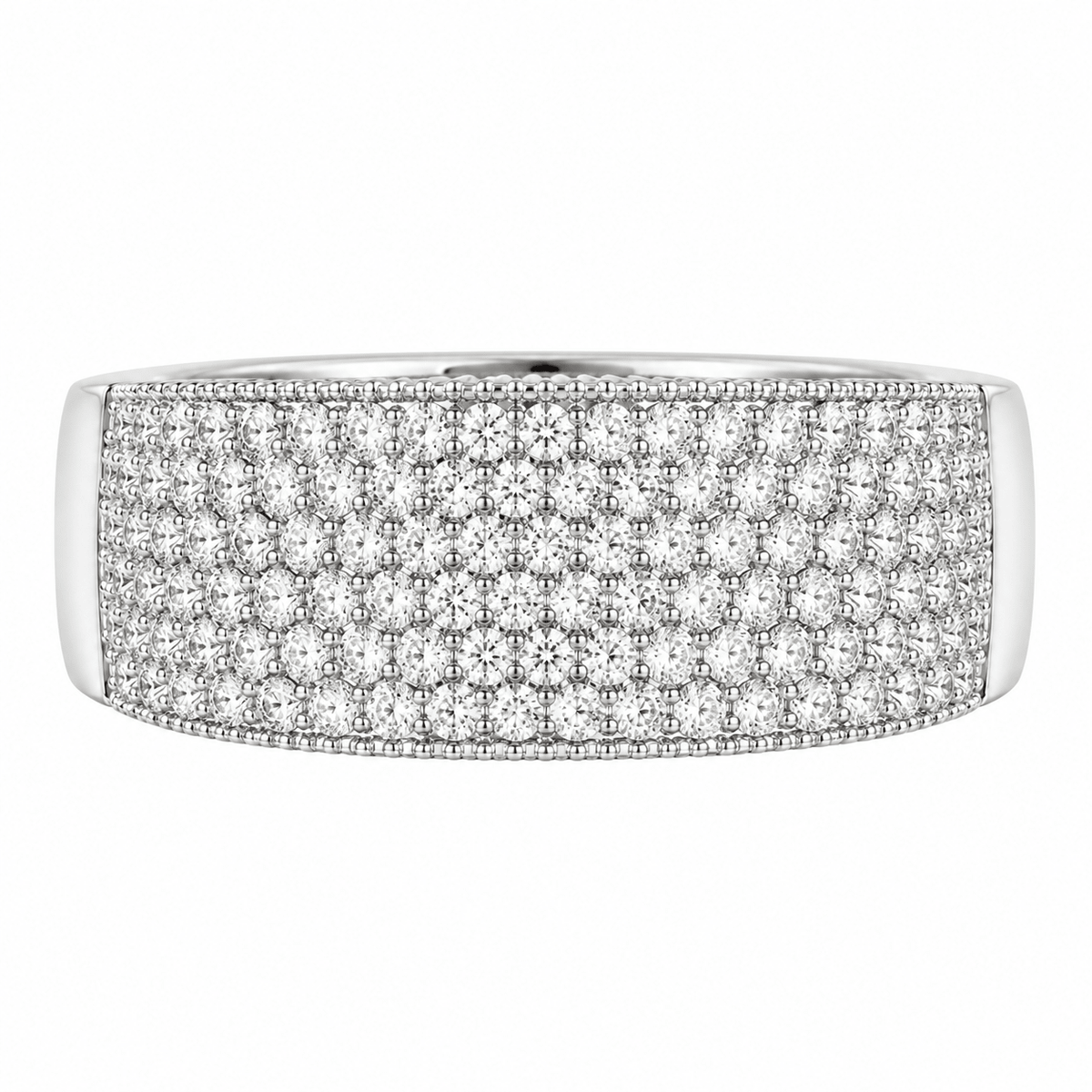 Wide Pavé Diamond Gold Ring - Ministry of Gems®RingMinistry of Gems®