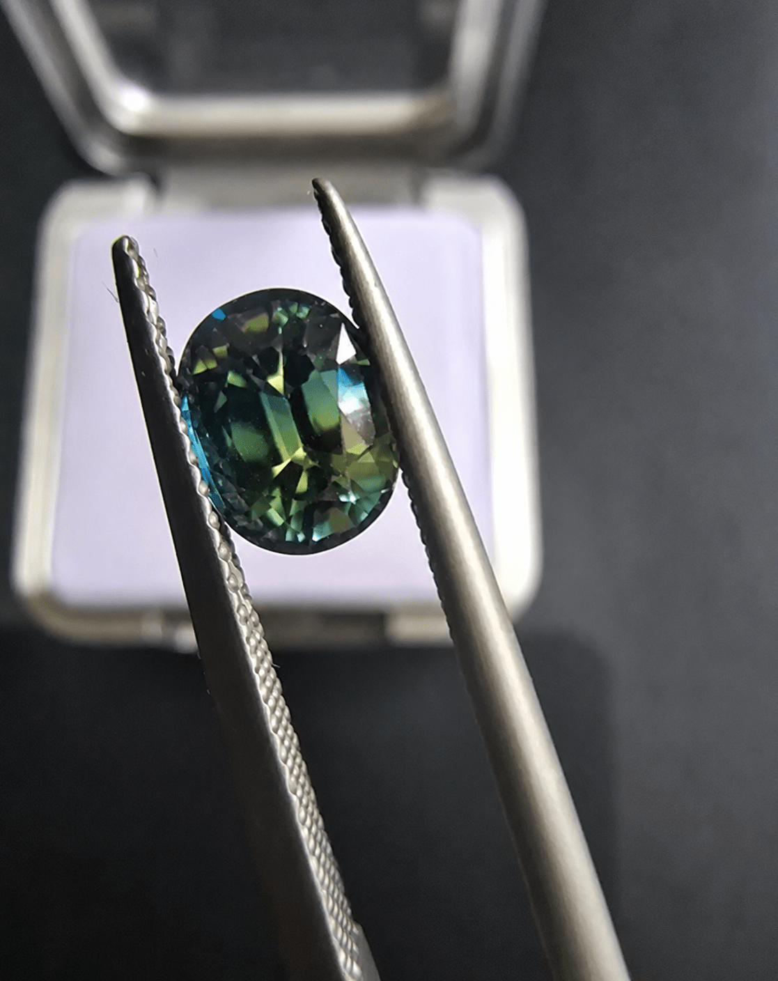 Yellow-Blue Parti Australian Sapphire 1.52ct Oval - Ministry of Gems®GemsMinistry of Gems®